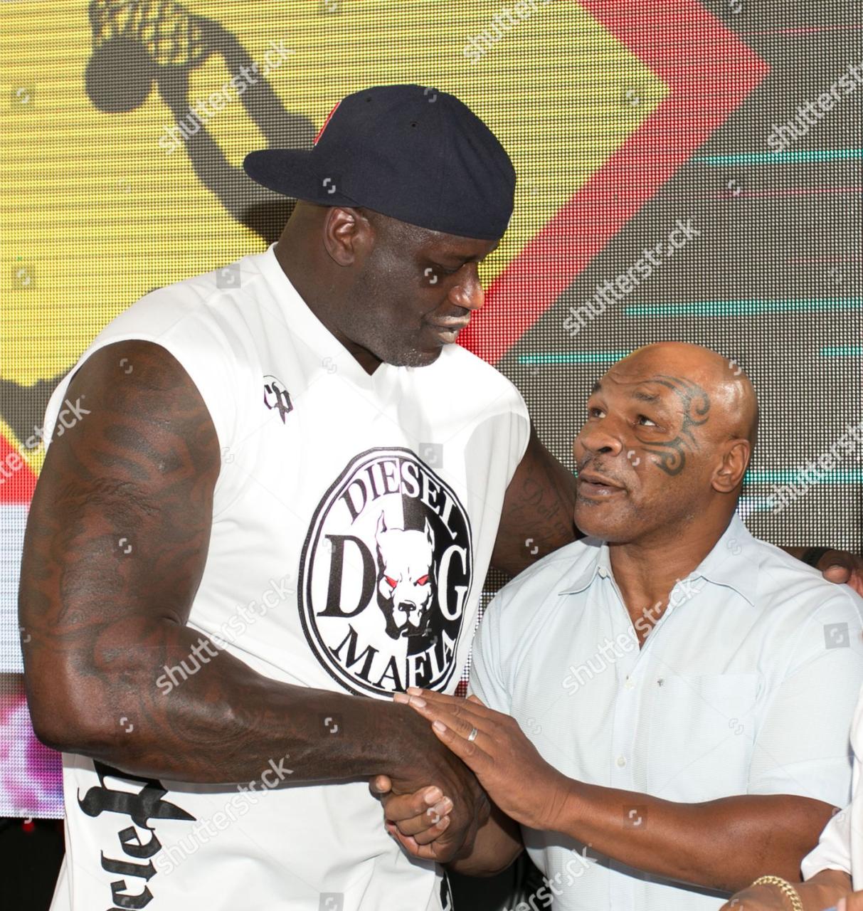 Shaquille Oneal Mike Tyson Editorial Stock Photo - Stock Image | Shutterstock